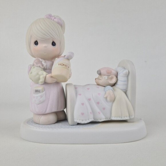 Precious Moments 100102 Make Me A Blessing Forever Porcelain Figurine Vintage - Picture 3 of 6